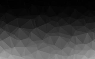 plata oscura, telón de fondo de mosaico abstracto vector gris.