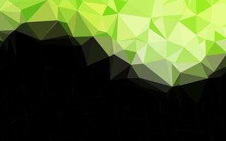 Light Green vector abstract polygonal layout.