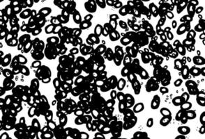 Black and white vector texture with disks.