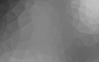 Light Silver, Gray vector shining triangular pattern.