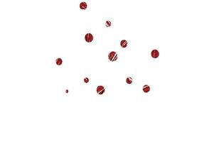 Light red vector background with bubbles.