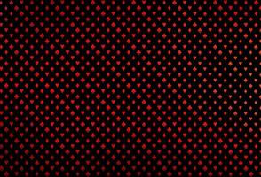 textura de vector rojo oscuro con naipes.