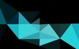 Light BLUE vector triangle mosaic texture.