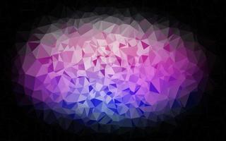 Light Multicolor, Rainbow vector shining triangular background.