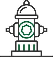 Hydrant Creative Icon Design vector