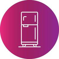 Fridge Creative Icon Design vector