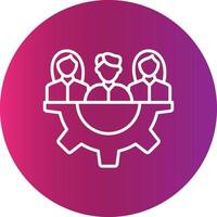 Workforce Creative Icon Design vector