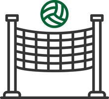 diseño de icono creativo de voleibol vector