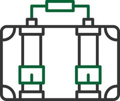 Suitcase Creative Icon Design vector