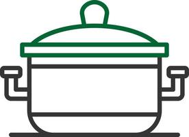 Cooking Pot Creative Icon Design vector