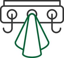 Coat Rack Creative Icon Design vector