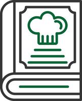 diseño de icono creativo de libro de cocina vector