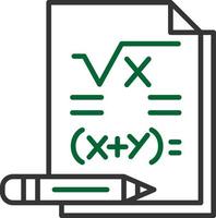 Maths Creative Icon Design vector