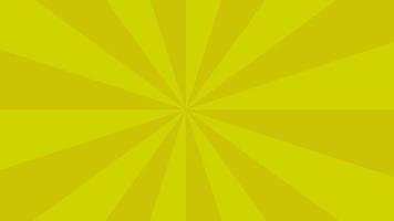 Animated video of a rotating yellow roulette background