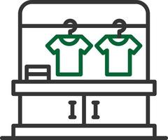 Clothes Rack Creative Icon Design vector