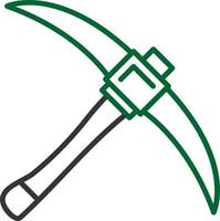 Pickaxe Creative Icon Design vector