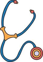 Hand Drawn Stethoscope illustration vector