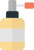 spray bottle illustration in minimal style vector