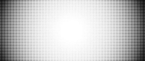 Halftone dot background pattern vector illustration. Monochrome gradient dotted modern texture and fade distressed overlay. Design for poster, cover, banner, business card, mock-up, sticker, layout.