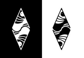 Eye inside triangle Black and white line art mono line tattoo vector