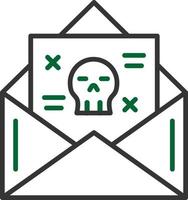 Blackmail Creative Icon Design vector