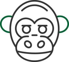 Monkey Creative Icon Design vector