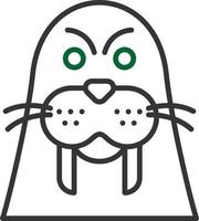 Walrus Creative Icon Design vector