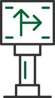 Traffic Sign Creative Icon Design vector