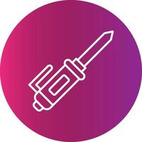 Screwdriver Creative Icon Design vector