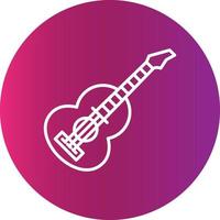 Guitar Creative Icon Design vector