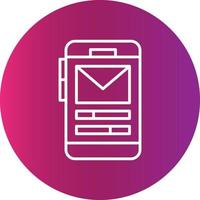 Email Creative Icon Design vector