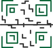 Qr Code Creative Icon Design vector