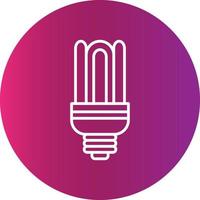 Light Bulb Creative Icon Design vector