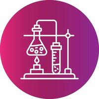 Test Tubes Creative Icon Design vector