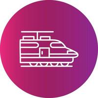 Train Creative Icon Design vector