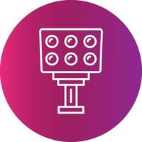 Light Creative Icon Design vector