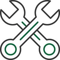 Key Mechanic Creative Icon Design vector