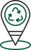 Location Pin Creative Icon Design vector
