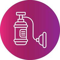 Oxygen Tank Creative Icon Design vector