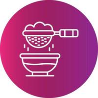 Strainer Creative Icon Design vector