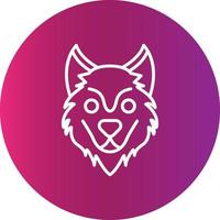 Wolf Creative Icon Design vector