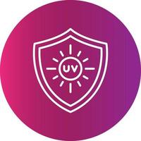 Uv Creative Icon Design vector