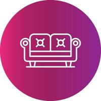 Couch Creative Icon Design vector