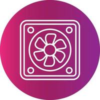 Fan Creative Icon Design vector