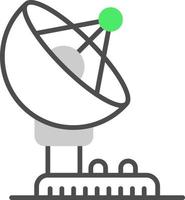 diseño de icono creativo de antena vector