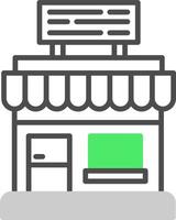 tienda de diseño de iconos creativos vector