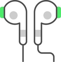 Earbuds Creative Icon Design vector