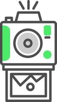 Instant Camera Creative Icon Design vector