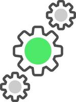 Gears Creative Icon Design vector