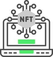 Nft Creative Icon Design vector